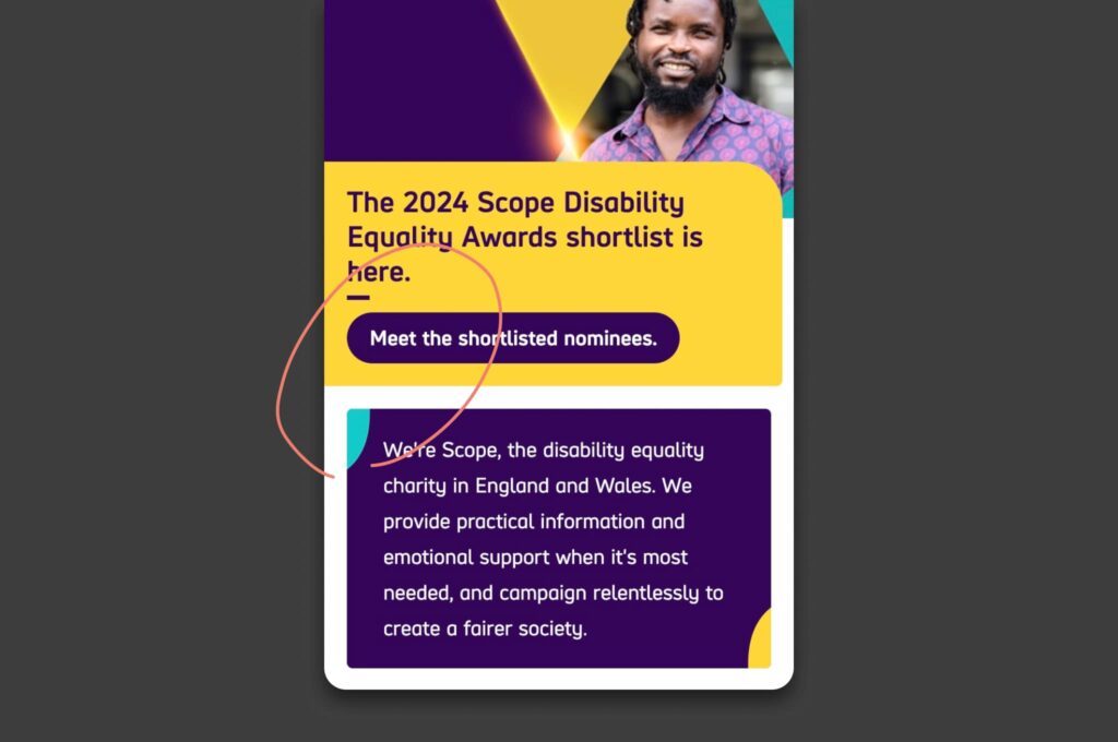 Scope high-res images and contrasting colours