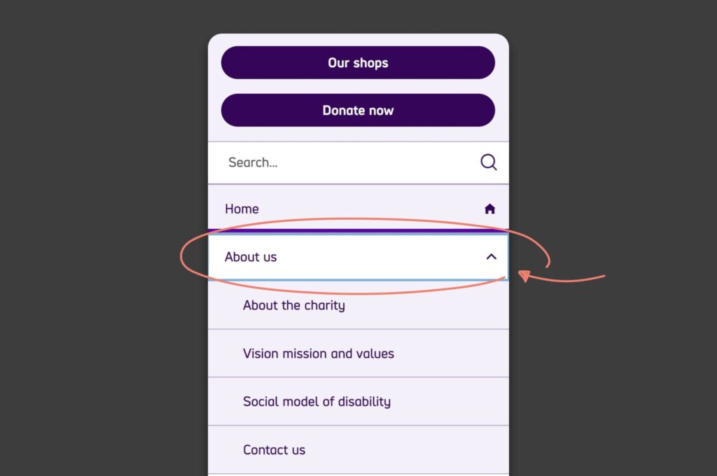 Scope navigation transition styles