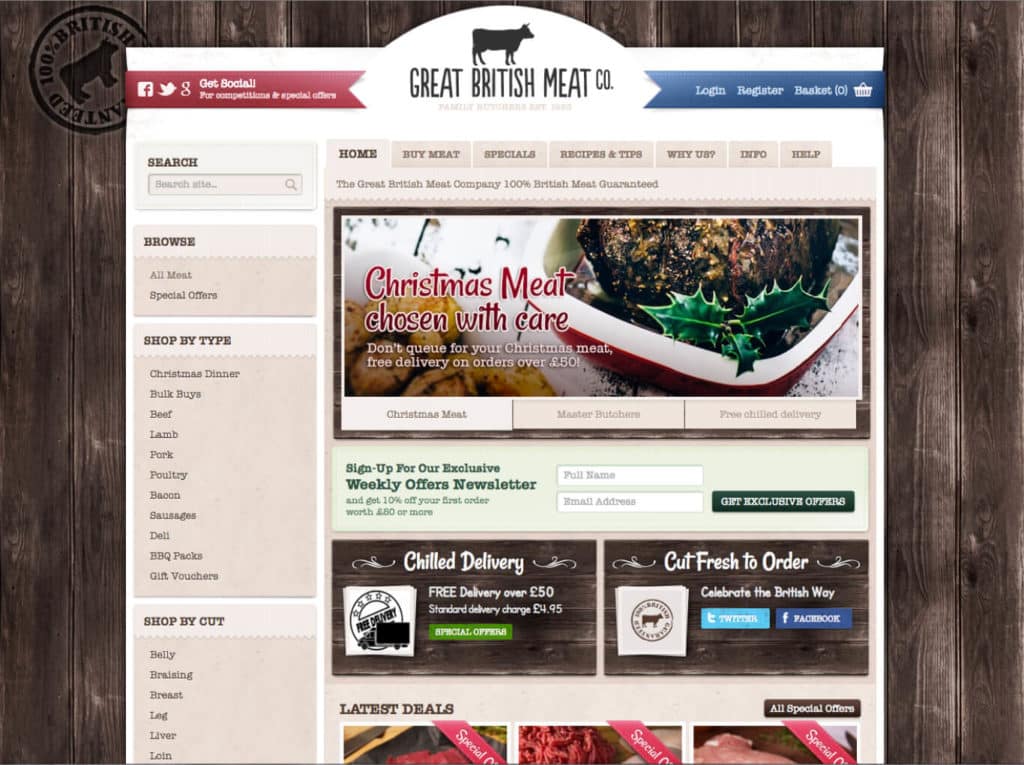 example of Food & Drink Ecommerce Websites